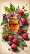 Beeren- und Traubenblätter Tee: Eine harmonische Kombination