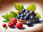 Gesundheitliche Vorteile von Beeren- und Traubenblätter Tee