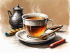 Verschiedene Zubereitungsmethoden von Vanille Tee