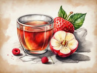Entdecke die erfrischende Fusion von Erdbeeren und Vanille in deiner Tasse.