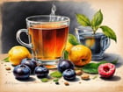 Die Geschichte des Heidelbeer-Vanille Tees