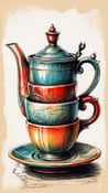 Teetisch oder Teezeremonie-Set: Tradition trifft Moderne