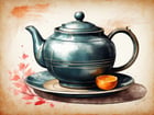 Verschiedene Arten von Tee-Serviergeschirr