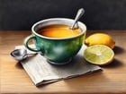 Zubereitung und Konsum von grünem Tee
